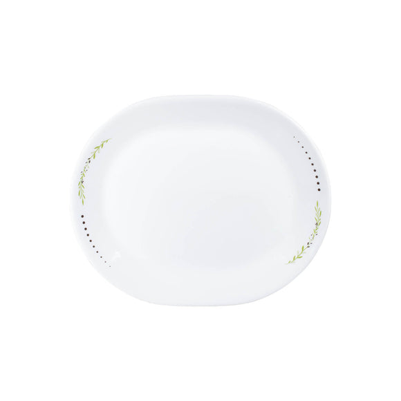 Corelle Livingware Herbs 1 Pcs Oval Serving Platter (31cm)