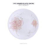 Corelle Asia Round Peony Bouquet 1 Pcs Dinner Plate (26cm)