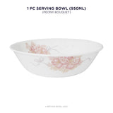 Corelle Asia Round Peony Bouquet 1 Pcs Serving Bowl (950ml)
