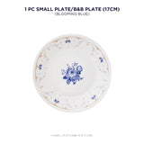 Corelle Asia Round Blooming Blue 1 Pcs Small Plate (17cm)