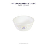 Corelle Asia Collection Gold Series Blooming Blue 177ml Ramekin Bowl