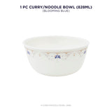 Corelle Asia Round Blooming Blue 1 Pcs Curry/Noodle Bowl (828ml)