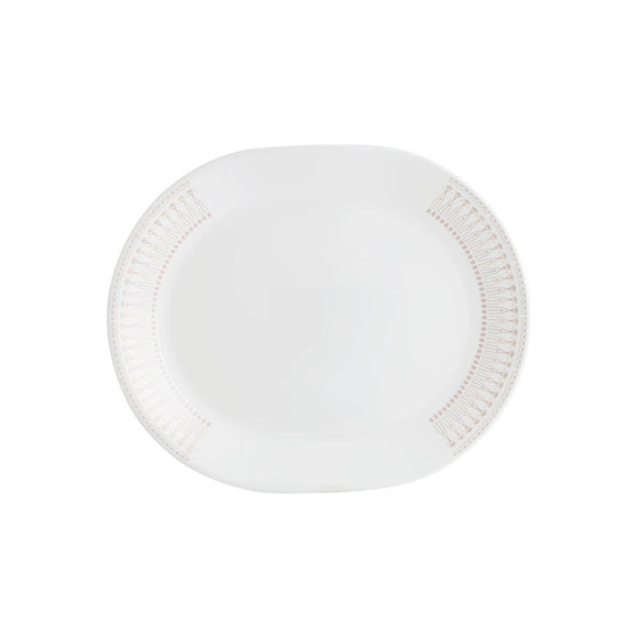 Corelle Asia Collection Gold Series Golden Infinity 12.25 /31cm Serving Platter