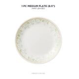 Corelle Asia Collection Gold Series Mint Leaves Luncheon Plate