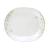 Corelle Asia Mint Leaves 1 Pcs Oval Serving Platter (31cm)