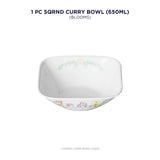 Corelle Asia Square Round Blooms 1 Pcs Curry Bowl (650ml)