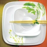 Corelle Asia Square Round European Herbs 1 Pcs Small Plate (6.5'')