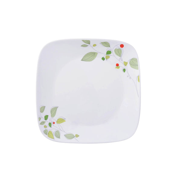 Corelle Asia Square Round Green Breeze 1 Pcs Medium Plate (22.9cm)