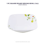 Corelle Asia Square Round Green Breeze 1 Pcs Serving Bowl (1.4L)