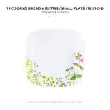 Corelle Asia Square Round Provence Garden 1 Pcs Small Plate (6.5'')