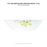 Corelle Asia Square Round Collection Provence Garden Square Round 1.4L Serving Bowl