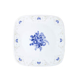 Corelle Square Round Gold Collection Blooming Blue Square Round Dinner Plate