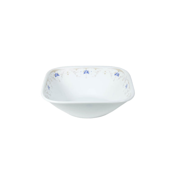 Corelle Square Round Gold Collection Blooming Blue Square Round 23oz Bowl