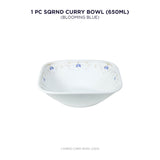 Corelle Square Round Gold Collection Blooming Blue Square Round 23oz Bowl