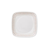 Corelle Asia Square Round Golden Infinity 1 Pcs Small Plate (6.5'')