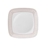Corelle Square Round Gold Collection Golden Infinity Square Round Dinner Plate