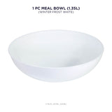 Corelle Livingware Winter Frost White Meal Bowl 1.4 L