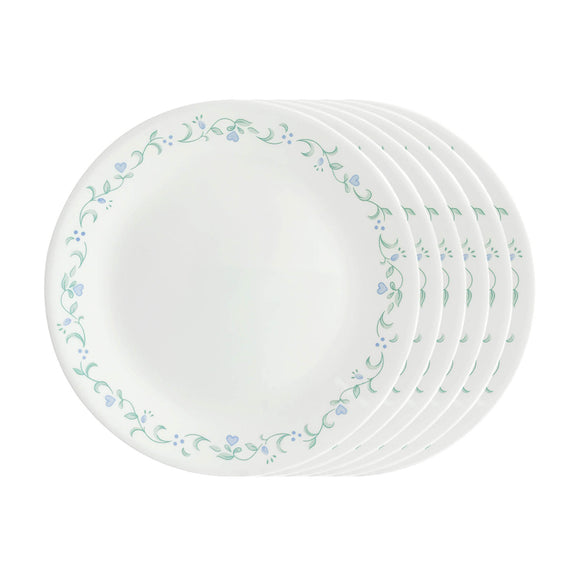 Corelle Country Cottage Glass Dinner Plate Pack of 6, 26CM, Multicolor