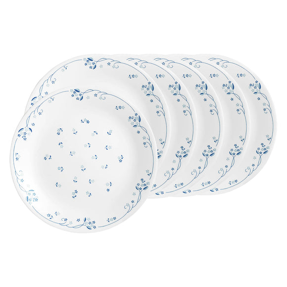Corelle Livingware Provincial Blue 22 cm Medium Plate Pack Of 6