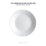 Corelle Winter Frost White Medium Plate (Single)