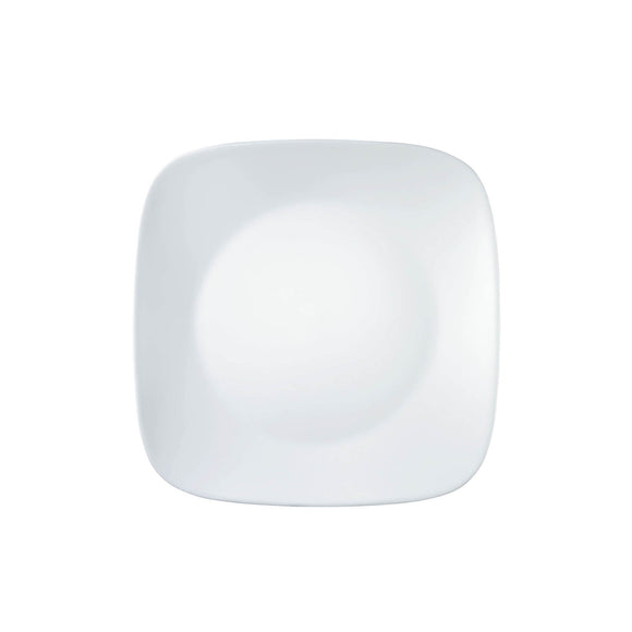 Corelle Square Round Winter Frost White Dinner Plate (Single)