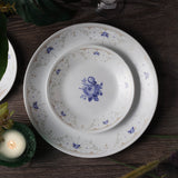 Corelle Asia Collection Gold Series Blooming Blue 17 cm Small Plate  Pack Of 6