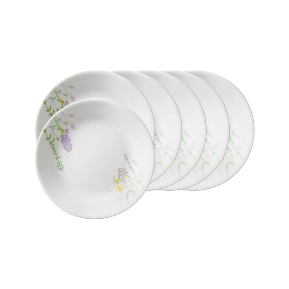 Corelle Asia Collection Blooms 17 cm Small Plate  Pack Of 6