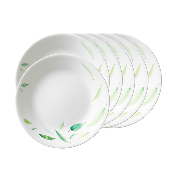 Corelle Asia Collection Dancing Leaves 17 cm Small Plate  Pack Of 6