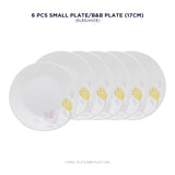 Corelle Livingware Plus Elegance 17 cm Small Plate  Pack Of 6