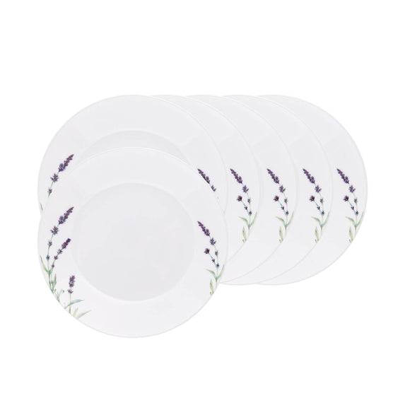 Corelle Asia Collection Lavender Garden 17 cm Small Plate  Pack Of 6