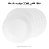 Corelle Livingware Winter Frost White 6pcs Small Plates