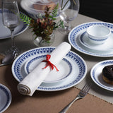 Corelle Livingware Wheeler Diamond 17 cm Small Plate  Pack of 6