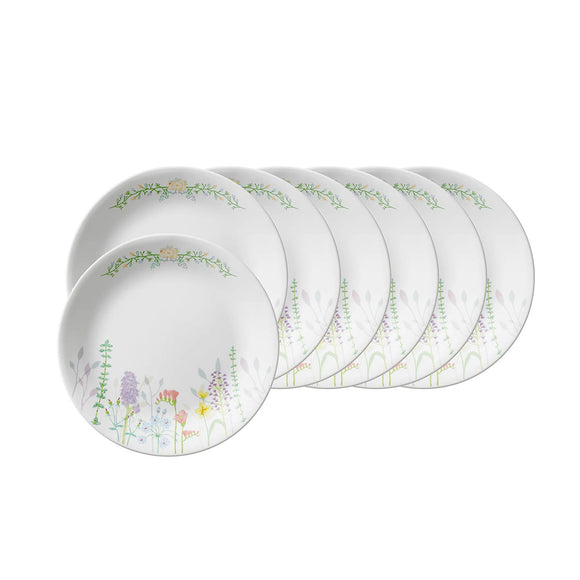 Corelle Asia Collection Blooms 22 cm Medium Plate Pack Of 6
