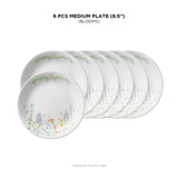 Corelle Asia Collection Blooms 22 cm Medium Plate Pack Of 6