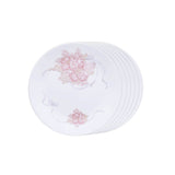 Corelle Asia Collection Gold Series Peony Bouquet 22 cm Medium Plate Pack Of 6