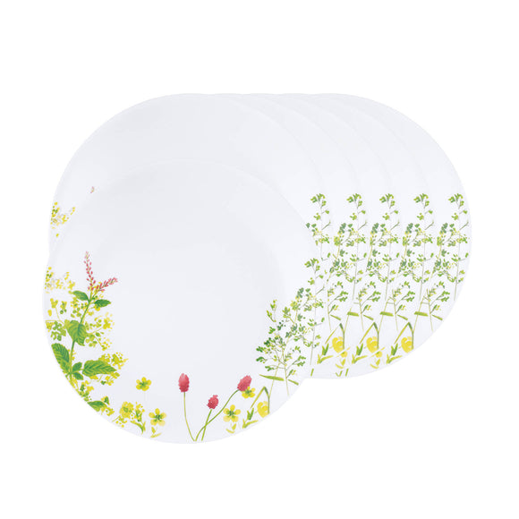 Corelle Asia Collection Provence Garden 22 cm Medium Plate Pack Of 6
