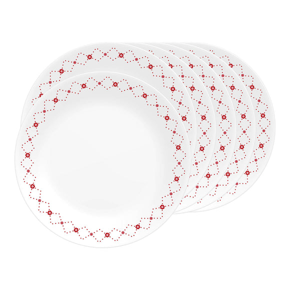 Corelle Livingware Crown 26 cm Dinner Plate  Pack Of 6