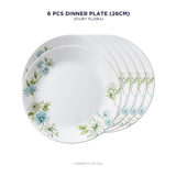 Corelle Asia Collection Fairy Flora 26 cm Dinner Plate  Pack Of 6