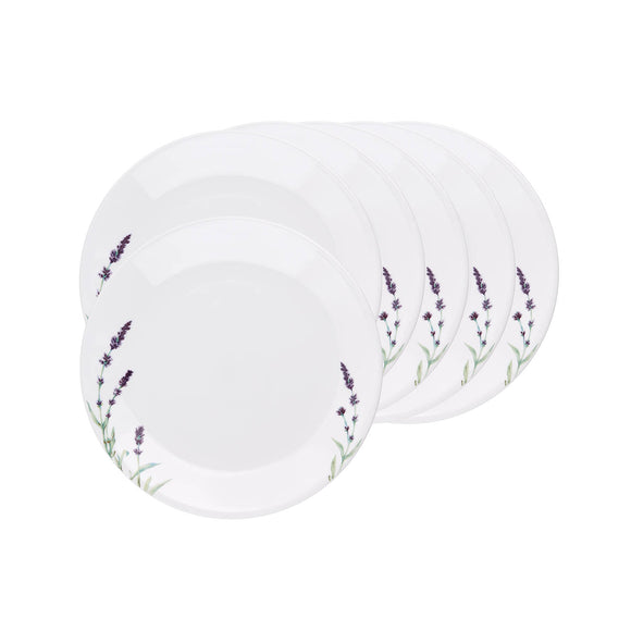 Corelle Asia Collection Lavender Garden 26 cm Dinner Plate  Pack Of 6