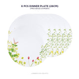 Corelle Asia Collection Provence Garden 26 cm Dinner Plate  Pack Of 6