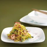 Corelle Asia Square Round Collection Lilyville 17 cm Square Round Small Plate Pack Of 6