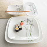 Corelle Asia Square Round Shadow Iris 6 Pcs Medium Plate