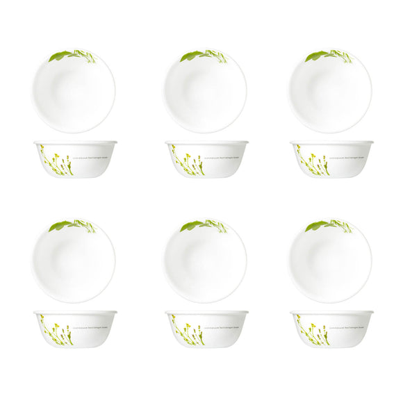 Corelle Corelle Asia Collection European Herbs 177 ml Katori  Pack Of 6
