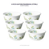 Corelle Asia Collection Fairy Flora 177 ml Katori  Pack Of 6