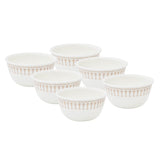 Corelle Asia Collection Gold Series Golden Infinity 177 ml Katori  Pack Of 6