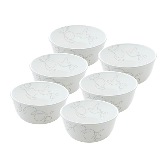 Corelle Livingware Plus Morning Breeze 177 ml Katori Pack Of 6