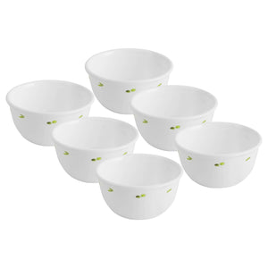 Corelle Livingware Plus Olive Garden 177 ml Katori Pack of 6