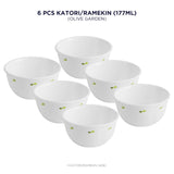 Corelle Livingware Plus Olive Garden 177 ml Katori Pack of 6