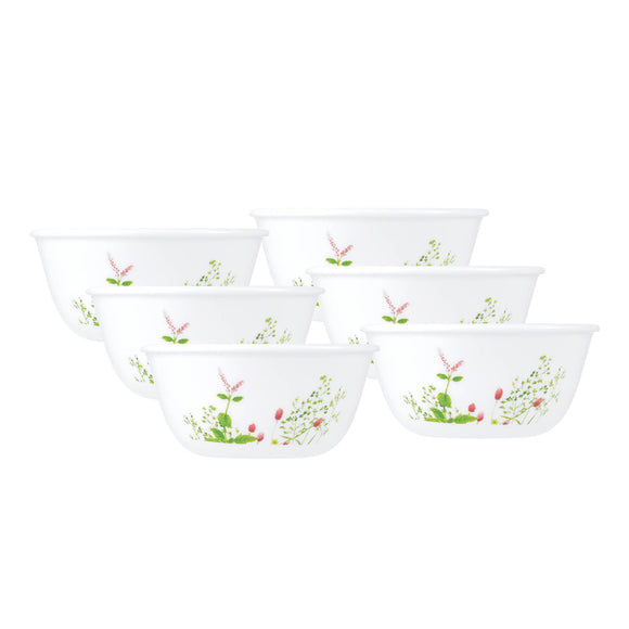 Corelle Corelle Asia Collection Provence Garden 177 ml Katori  Pack Of 6