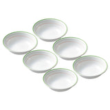 Corelle Livingware Double Ring Green 296 ml Dessert Bowl Pack Of 6